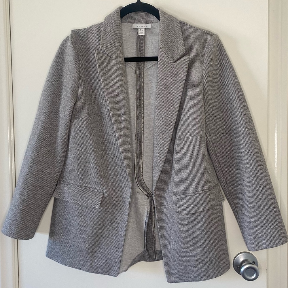 Topshop‎ Grey Blazer